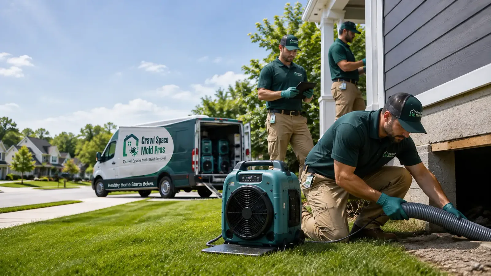 Crawl Space Mold Removal in Vermillion, SD